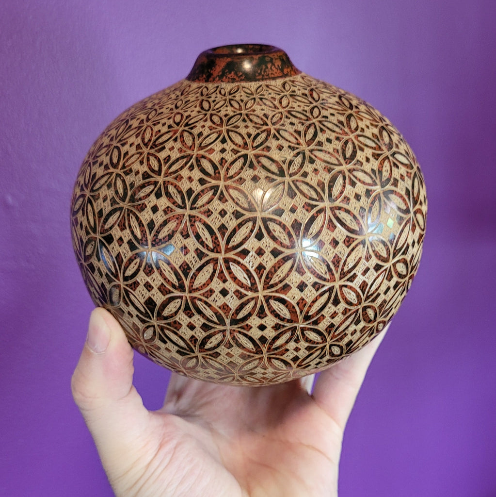 Geometic Ornamental Vase